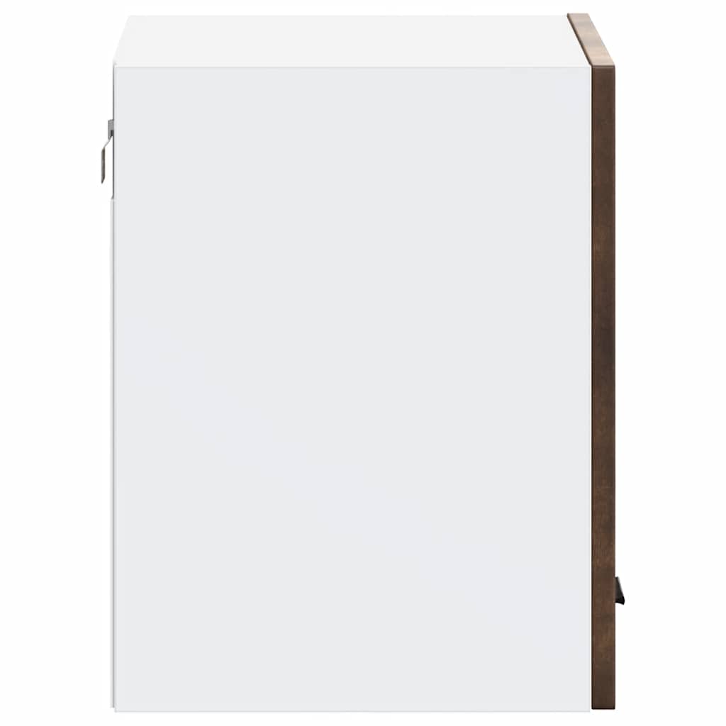 Kitchen Wall Cabinet "Porto" Smoked Oak Engineered Wood