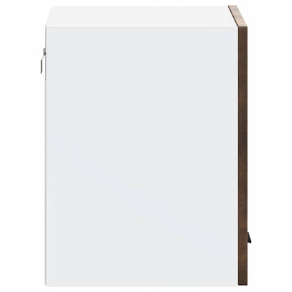 Kitchen Wall Cabinet "Porto" Smoked Oak Engineered Wood