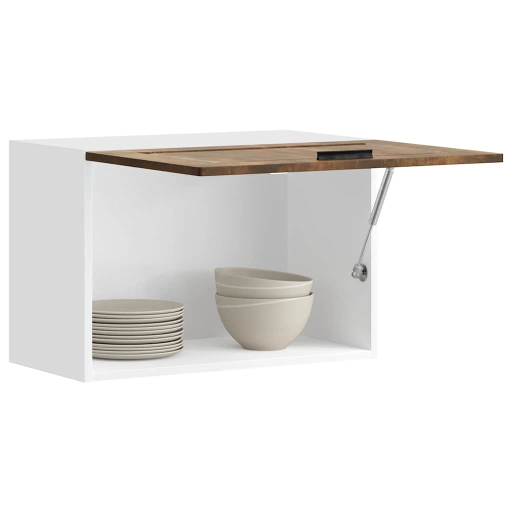 Kitchen Wall Cabinet Porto Smoked Oak Engineered Wood