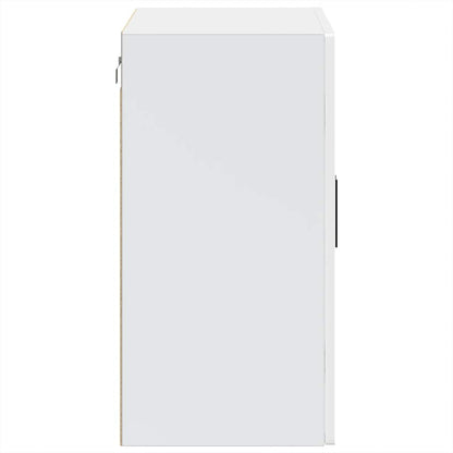 Kitchen Wall Cabinet with Glass Door Porto White