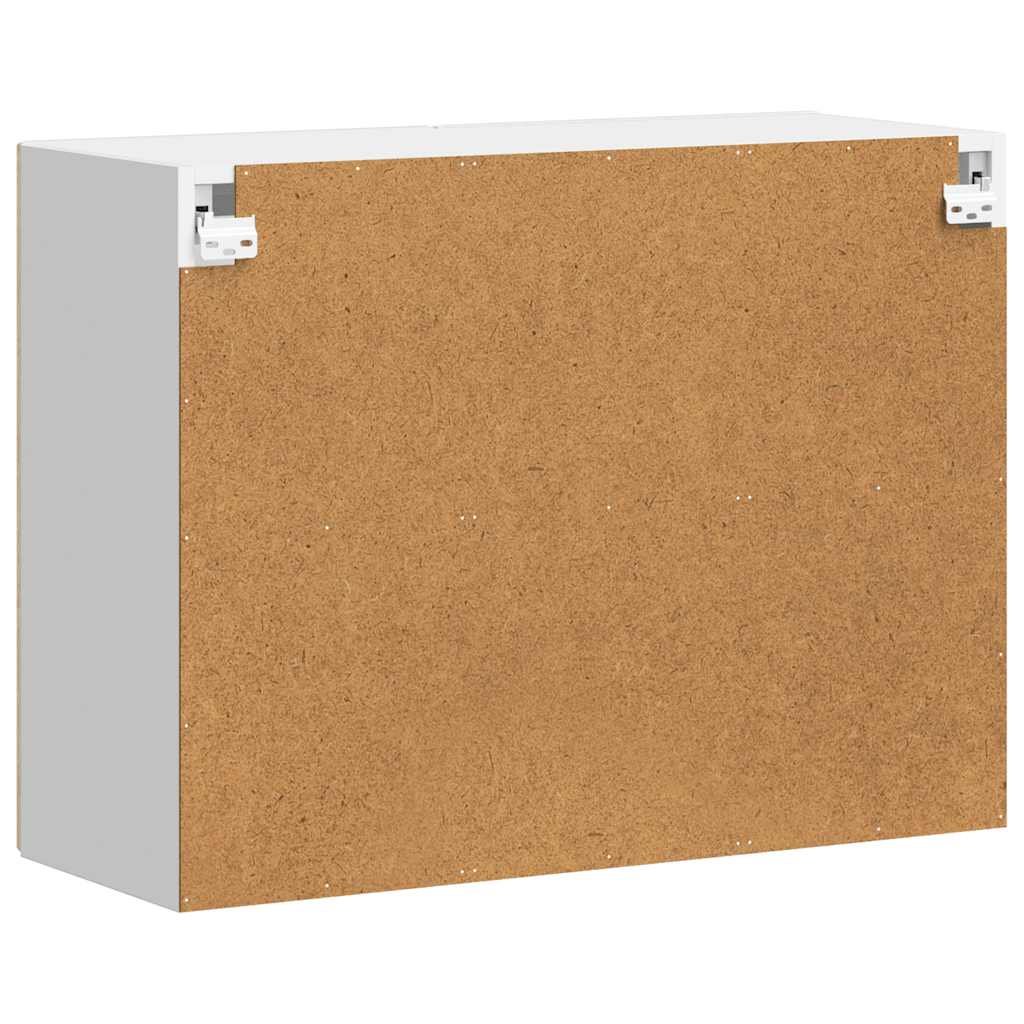 Kitchen Wall Cabinet with Glass Door "Porto" Sonoma Oak