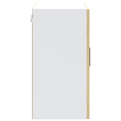 Kitchen Wall Cabinet with Glass Door "Porto" Sonoma Oak