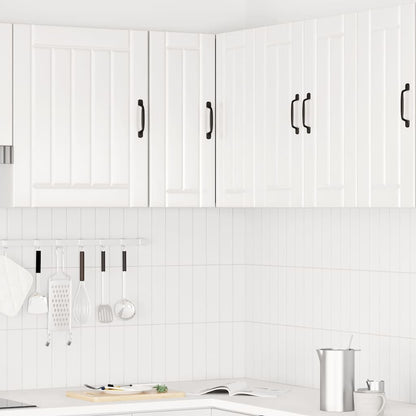Kitchen Wall Corner Cabinet "Porto" High Gloss White