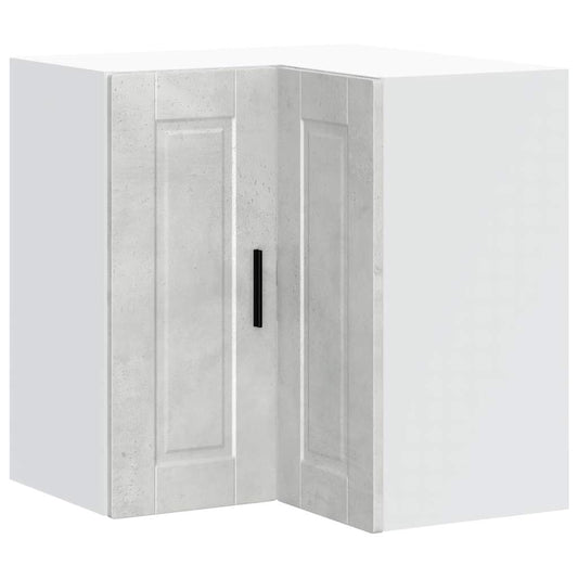 Kitchen Wall Corner Cabinet "Porto" Concrete Grey