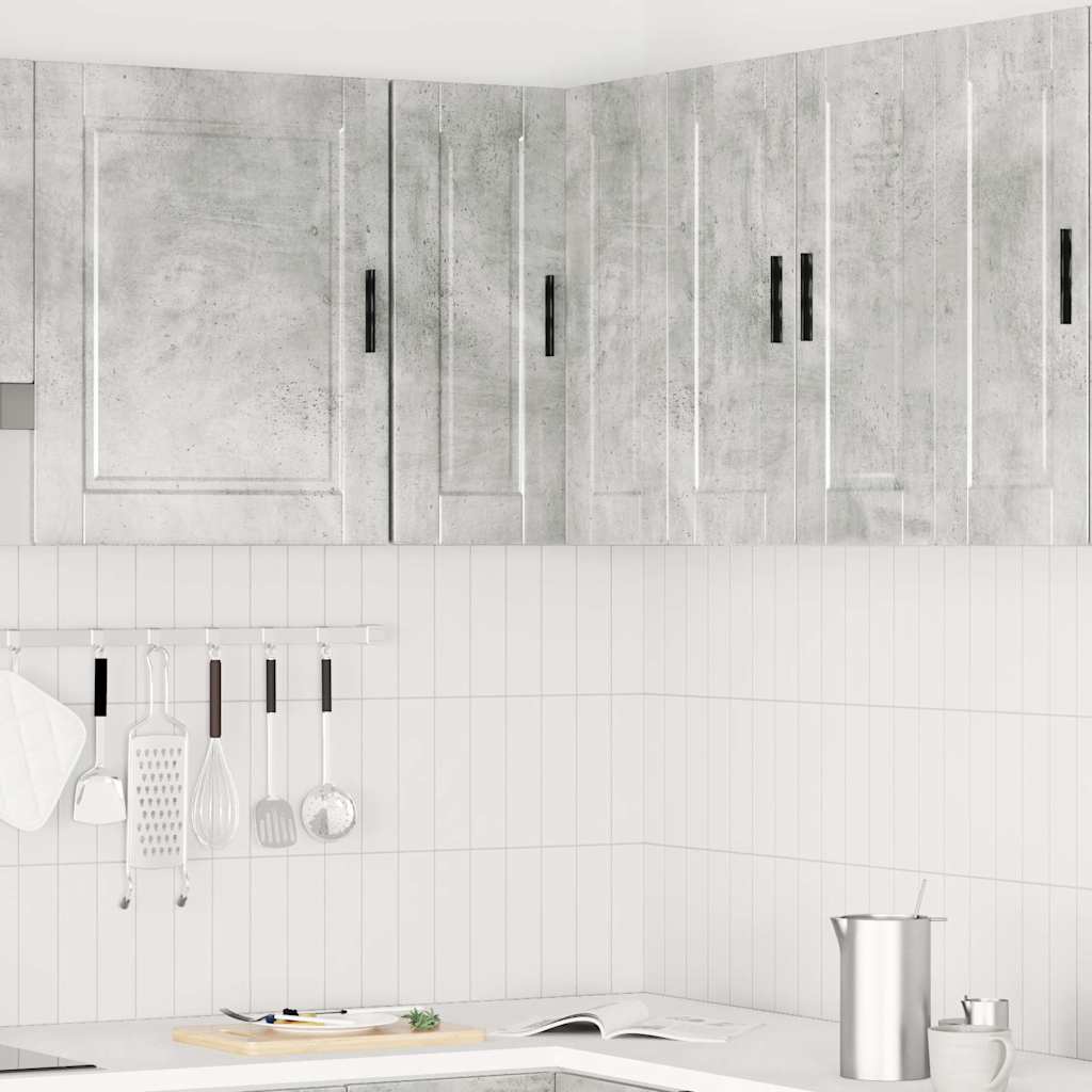 Kitchen Wall Corner Cabinet "Porto" Concrete Grey