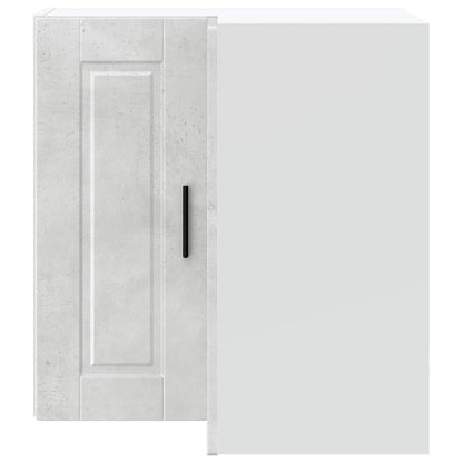 Kitchen Wall Corner Cabinet "Porto" Concrete Grey
