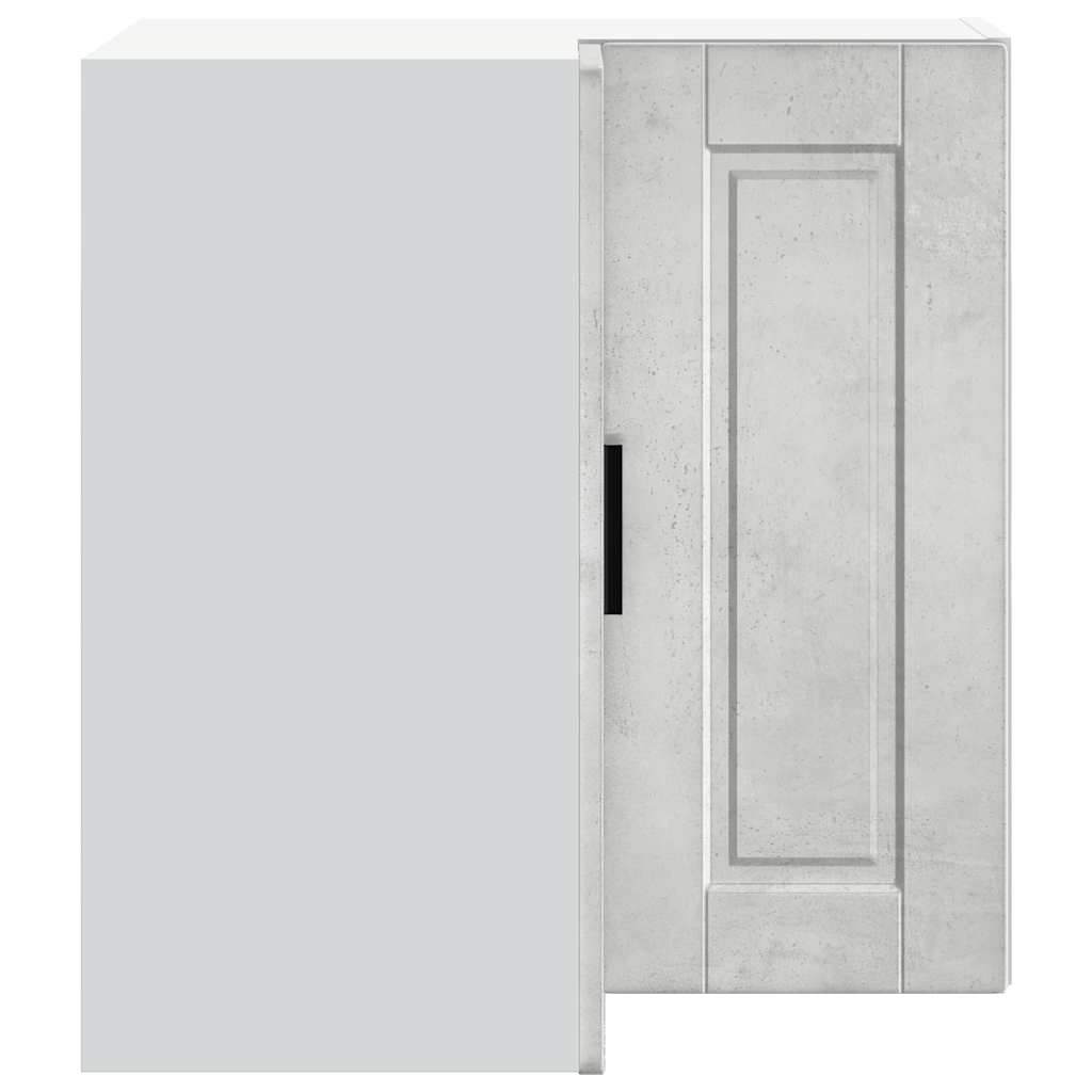 Kitchen Wall Corner Cabinet "Porto" Concrete Grey