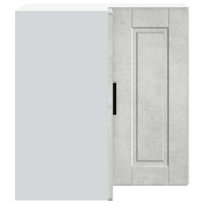 Kitchen Wall Corner Cabinet "Porto" Concrete Grey