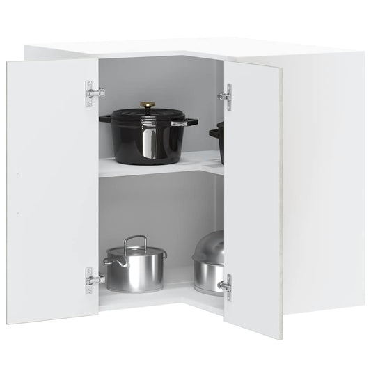 Kitchen Wall Corner Cabinet "Porto" Concrete Grey
