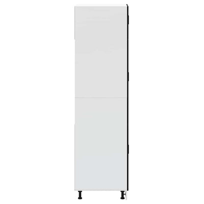Kitchen Cupboard "Porto" Black Engineered Wood