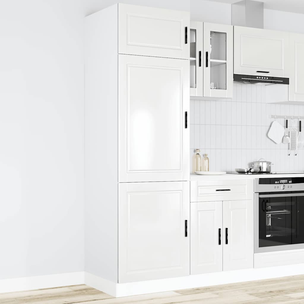 Kitchen Cupboard "Porto" High Gloss White Engineered Wood
