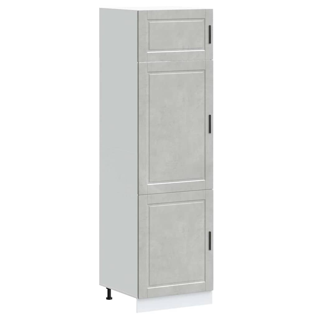 Kitchen Cupboard "Porto" Concrete Grey Engineered Wood