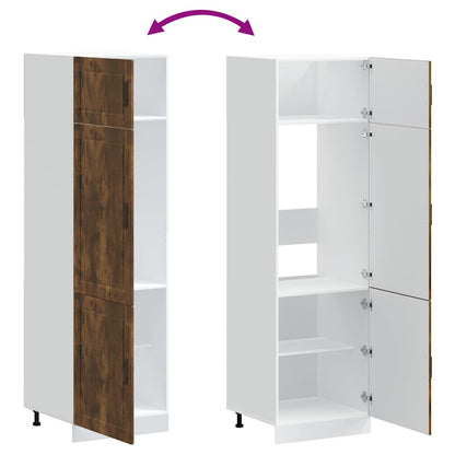 Kitchen Cupboard "Porto" Smoked Oak Engineered Wood