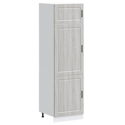 Kitchen Cupboard "Porto" Grey Sonoma Engineered Wood