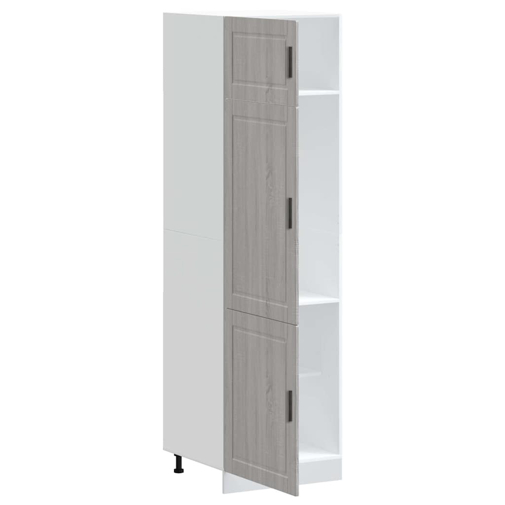 Kitchen Cupboard "Porto" Grey Sonoma Engineered Wood
