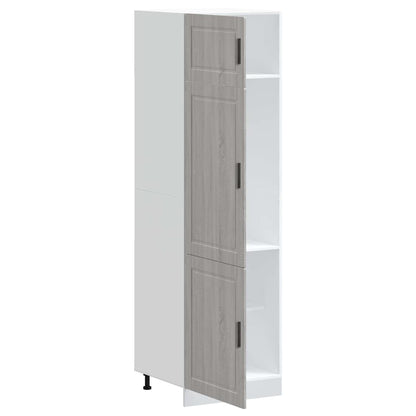 Kitchen Cupboard "Porto" Grey Sonoma Engineered Wood