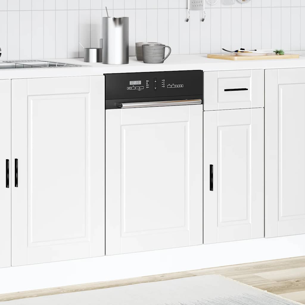 Dishwasher Panel Porto White 45x1,5x57 cm Engineered Wood