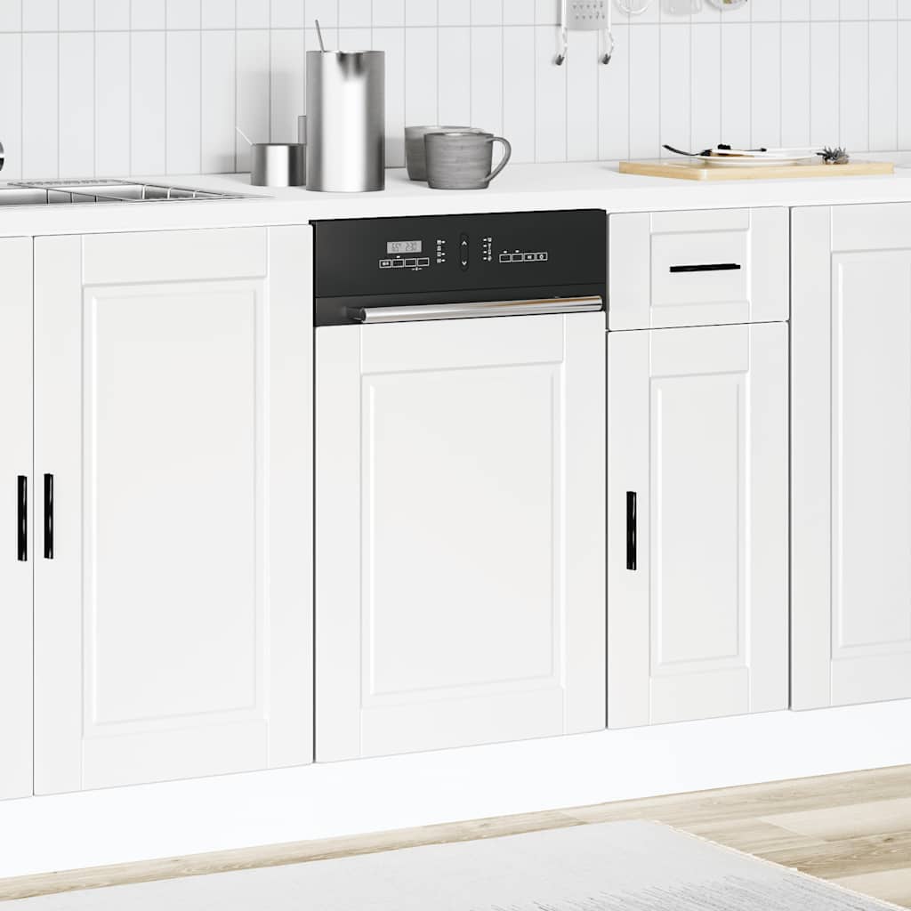 Dishwasher Panel Porto White 45x1,5x57 cm Engineered Wood