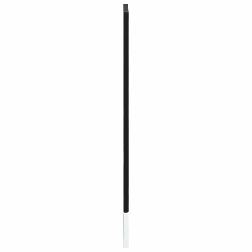 Dishwasher Panel Porto Black 45x1,5x57 cm Engineered Wood