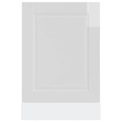 Dishwasher Panel Porto High Gloss White 45x1,5x57 cm Engineered Wood