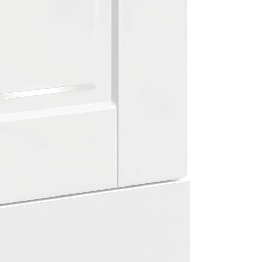 Dishwasher Panel Porto High Gloss White 45x1,5x57 cm Engineered Wood