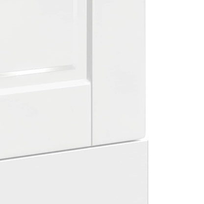 Dishwasher Panel Porto High Gloss White 45x1,5x57 cm Engineered Wood