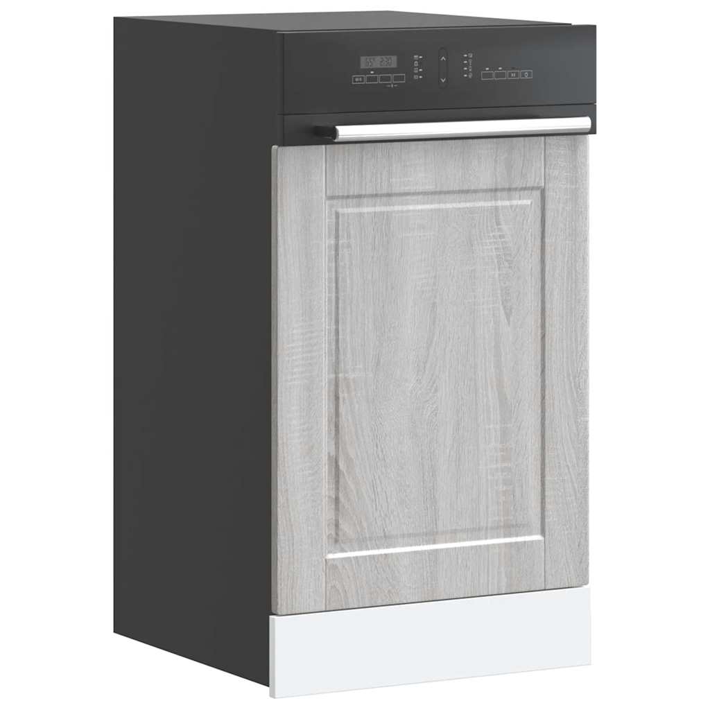 Dishwasher Panel Porto Grey Sonoma 45x1,5x57 cm Engineered Wood