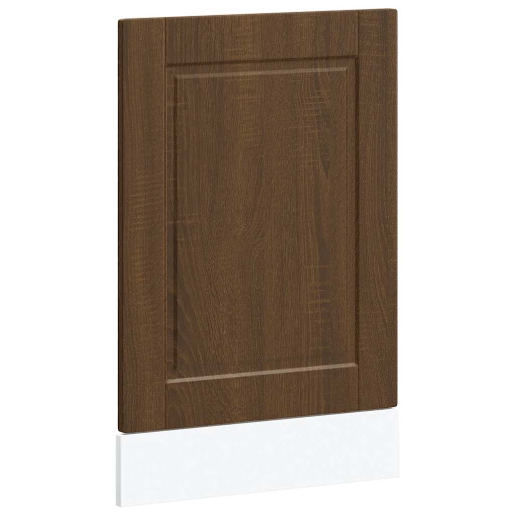 Dishwasher Panel Porto Brown Oak 45x1,5x57 cm Engineered Wood