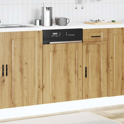 Dishwasher Panel Porto Artisan Oak 45x1,5x57 cm Engineered Wood