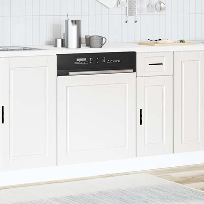 Dishwasher Panel Porto White 60x1.5x57 cm Engineered Wood