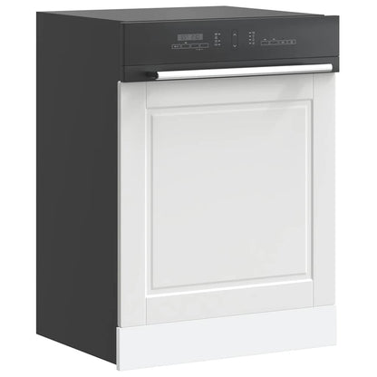 Dishwasher Panel Porto White 60x1.5x57 cm Engineered Wood