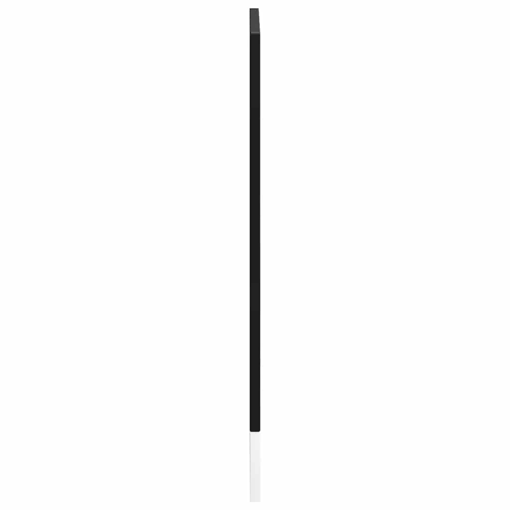 Dishwasher Panel Porto Black 60x1.5x57 cm Engineered Wood