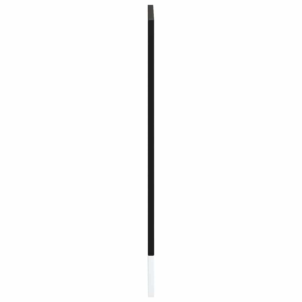 Dishwasher Panel Porto Black 60x1.5x57 cm Engineered Wood
