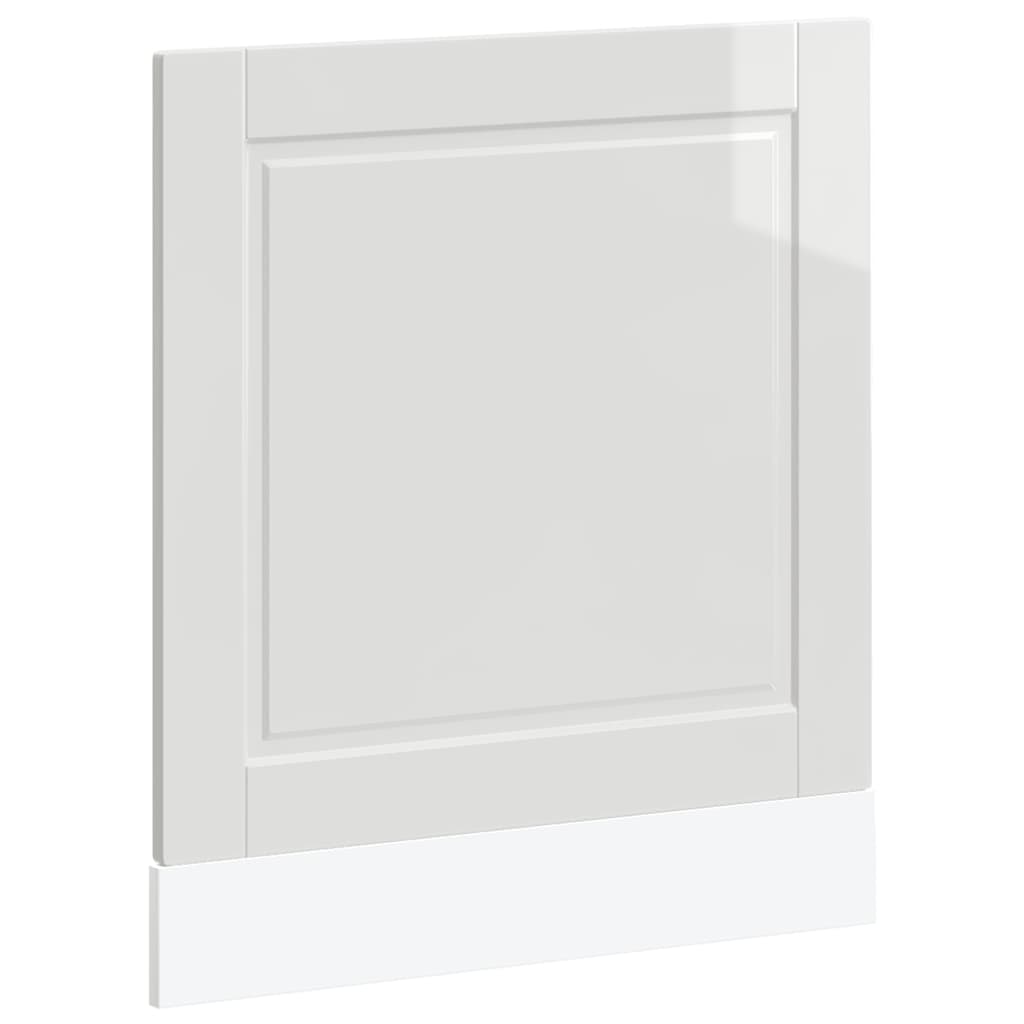 Dishwasher Panel Porto High Gloss White 60x1.5x57 cm Engineered Wood