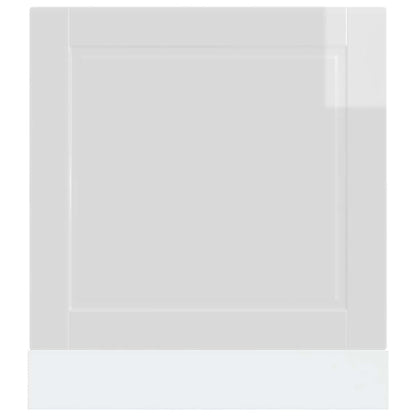 Dishwasher Panel Porto High Gloss White 60x1.5x57 cm Engineered Wood