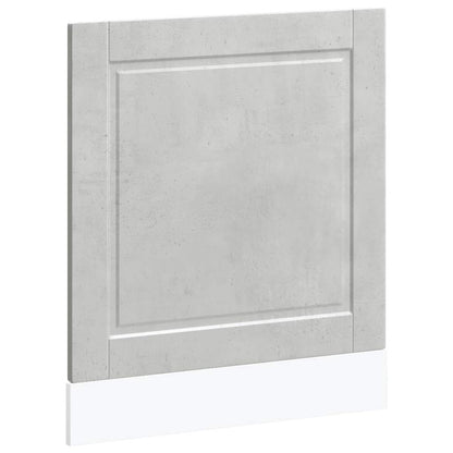 Dishwasher Panel Porto Concrete Grey 60x1.5x57 cm Engineered Wood