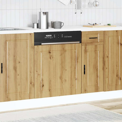 Dishwasher Panel Porto Artisan Oak 60x1.5x57 cm Engineered Wood