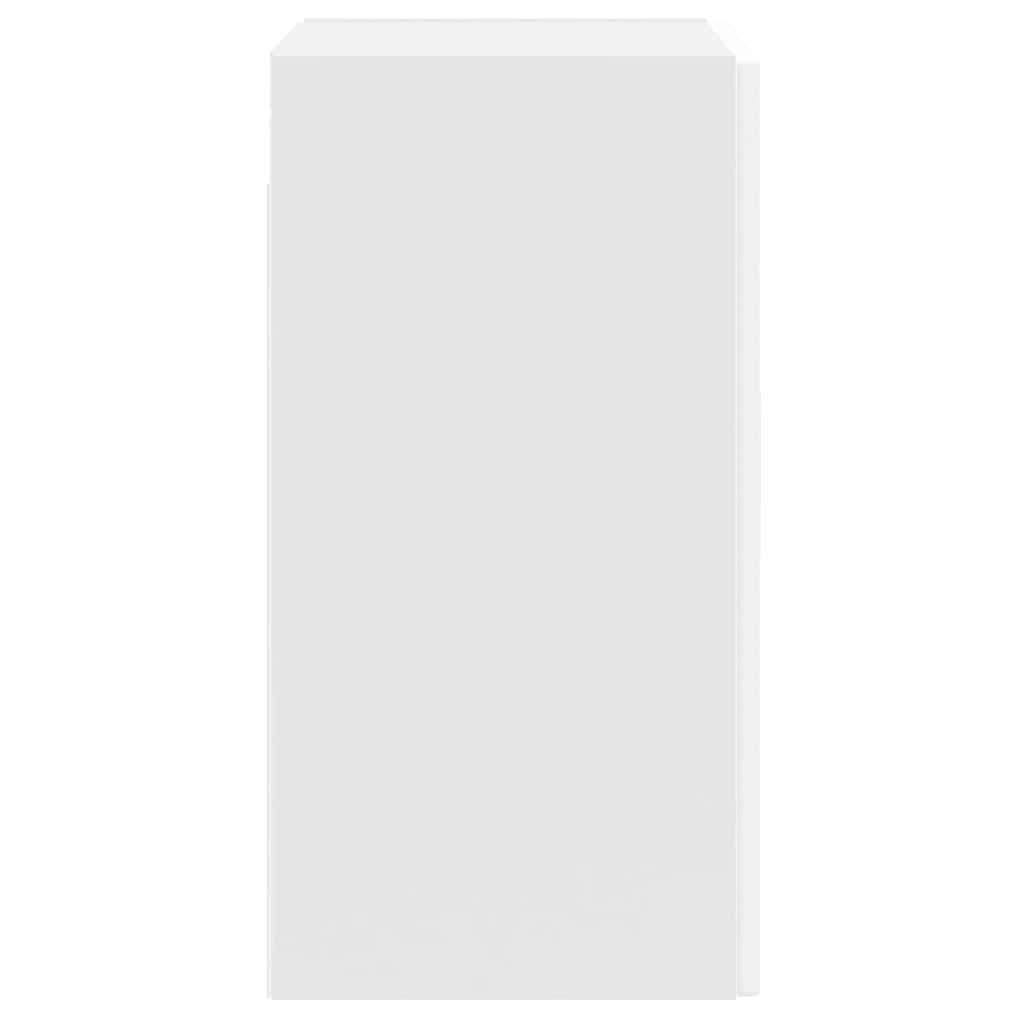 Kitchen Wall Cabinet with Glass Door Porto White