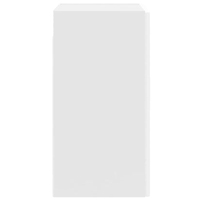 Kitchen Wall Cabinet with Glass Door Porto White