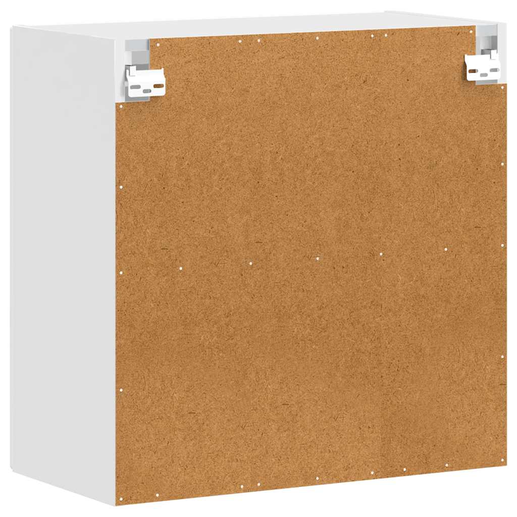 Kitchen Wall Cabinet with Glass Door Porto White