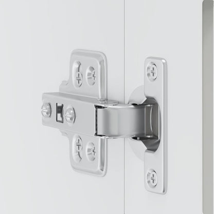 Kitchen Wall Cabinet with Glass Door Porto White