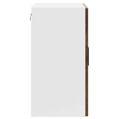 Kitchen Wall Cabinet with Glass Door "Porto" Smoked Oak