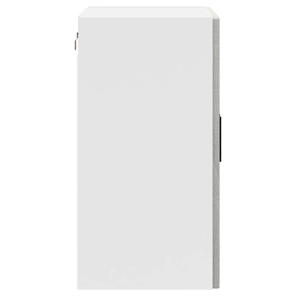Kitchen Wall Cabinet with Glass Door "Porto" Grey Sonoma