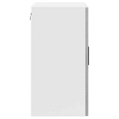 Kitchen Wall Cabinet with Glass Door "Porto" Grey Sonoma
