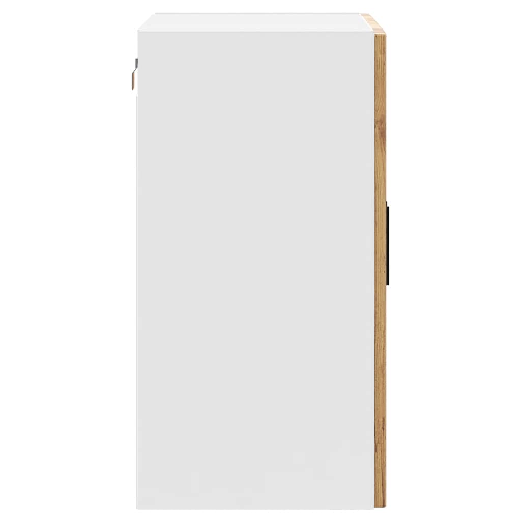Kitchen Wall Cabinet with Glass Door "Porto" Old Wood