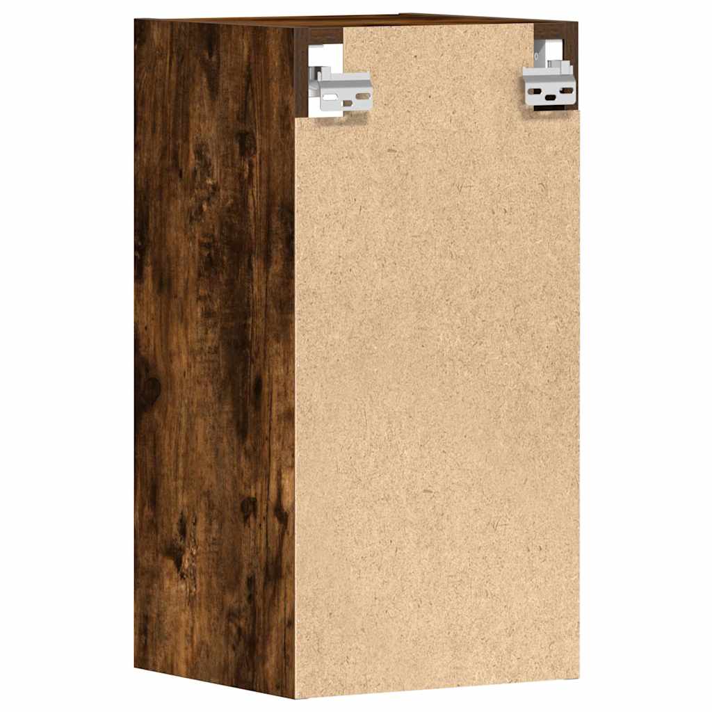 Hanging Cabinet Riga Smoked Oak 30x29.5x60 cm Engineered Wood
