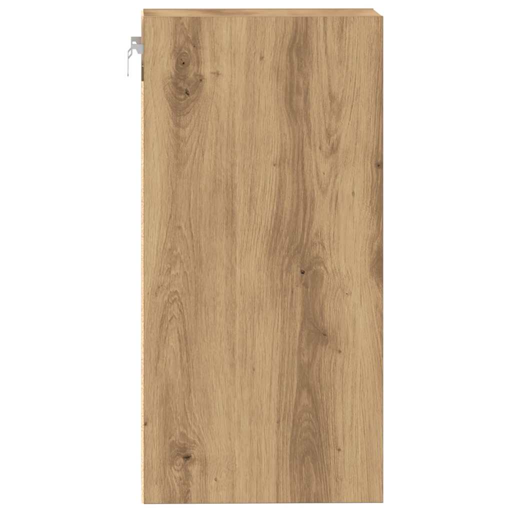 Hanging Cabinet Riga Artisan Oak 30x29.5x60 cm Engineered Wood