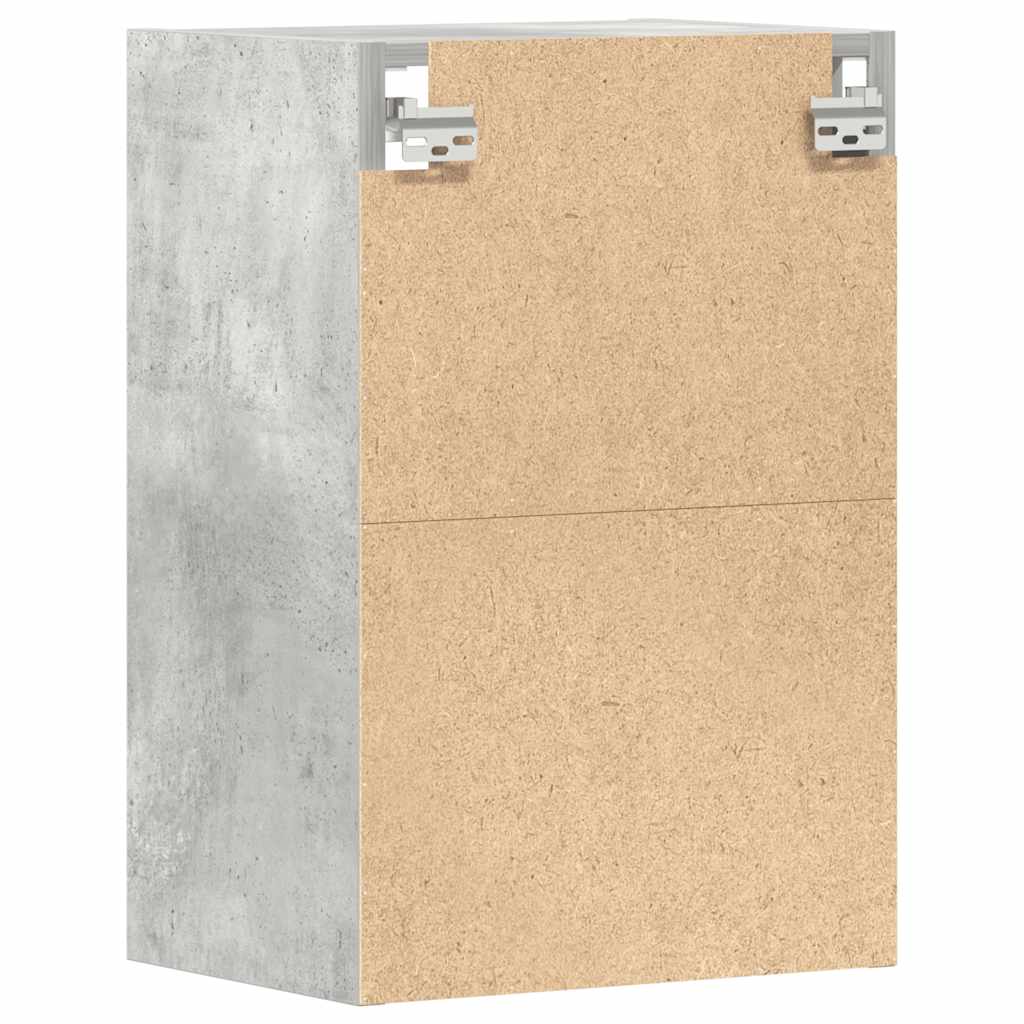 Hanging Cabinet Riga Concrete Grey 40x29.5x60 cm Engineered Wood