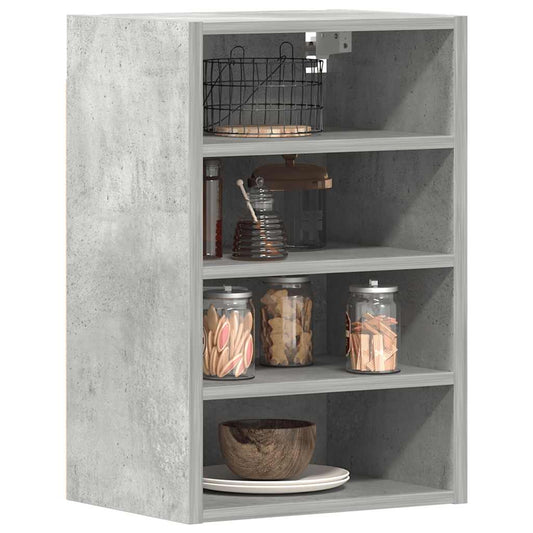 Hanging Cabinet Riga Concrete Grey 40x29.5x60 cm Engineered Wood
