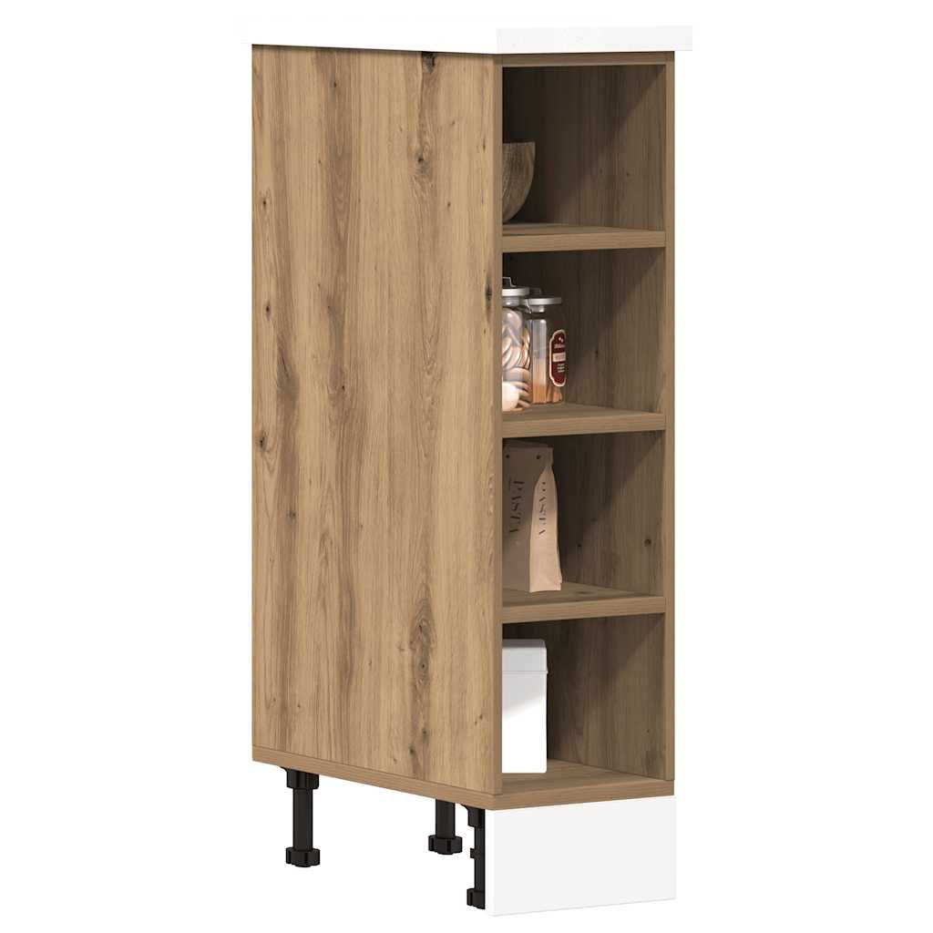 Bottom Cabinet Riga Artisan Oak 20x44.5x81.5 cm Engineered Wood